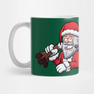 Santa Claus Smoking A Joint Mug